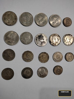 Collection of Vintage Indian Coins Including One Rupee and Five Rupees - Image 2