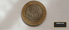 1997 Portugal 200 Escudos Coin - Garcia de Orta