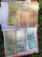 Collection of Old Indian Banknotes - ₹5, ₹20, ₹50, ₹100 - Image 2