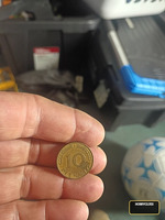 1950 German 10 Pfennig Coin