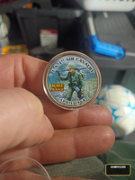 U.S. 1st Air Cavalry Khe Sanh April 1968 Commemorative Coin with Half Dollar
