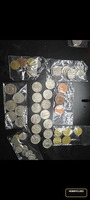 Mixed Collection of International Coins Including US Quarters and UK Pennies - Image 2