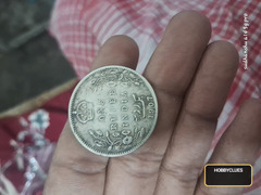 1907 One Rupee India Silver Coin - King Edward VII