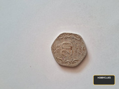 Vintage 20 Paise Coin from India