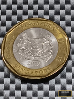2017 Singapore 1 Dollar Coin