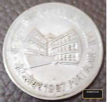 one rupees coin 1997 - Image 2