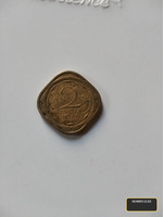 1944 India 2 Annas Coin Featuring George VI - Image 2