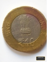 Indian 10 Rupees Bi-metallic Coin - Dr. B.R. Ambedkar Commemorative