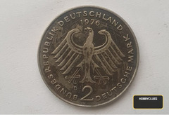 1976 Germany 2 Deutsche Mark Commemorative Coin