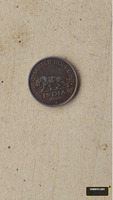 1946 British India Quarter Rupee – George VI King Emperor