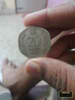 1988 India 20 Paise Coin