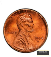 1984-D Lincoln Wheat Penny - US One Cent Coin