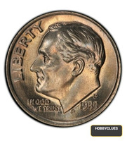 1989 US Roosevelt Dime Coin