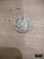 1987 India 1 Rupee Coin - Small Farmers Commemorative