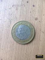 2008-2009 Indian 10 Rupees Bi-metallic Coin