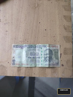 Old Indian 100 Rupees Banknote