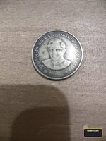 Commemorative 5 Rupees Coin - C. Subramaniam Birth Centenary 1910-2010