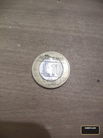 2006 Indian 10 Rupees Bi-metallic Coin
