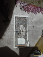 Vintage Indian 10 Rupees Banknote
