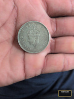 1910 One Rupee India Coin - George VI King Emperor - Image 2