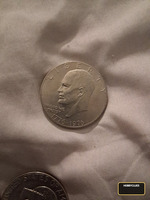 1976 Eisenhower Bicentennial Silver Dollar Coin