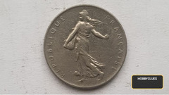 1960 French 1 Franc Coin