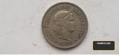 1982 Swiss 10 Rappen Coin