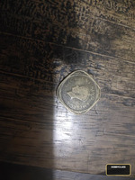 Vintage Square Coin with Unique Design - Image 2