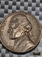 1977 US Jefferson Nickel Coin