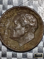1940 Roosevelt Dime Coin