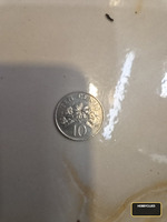 1966 Singapore 10 Cents Coin