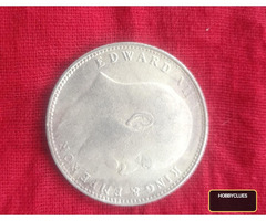 1903  silver 1 rupees coin - Image 2