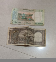 Rare Old ₹5 & ₹10 Notes – Vintage Indian Currency Collectibles