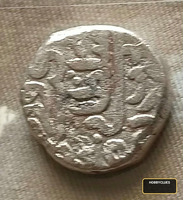 Ancient Silver Coin with Arabic Inscriptions