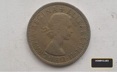 1961 British Threepence Coin - Queen Elizabeth II