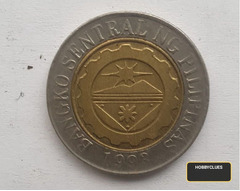 Philippine 10 Piso Coin 1998-2006