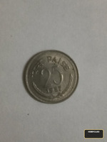 1987 Indian 25 Paise Coin