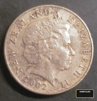 2002 New Zealand One Dollar Coin