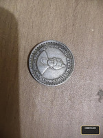 Vintage 5 Rupees Indian Coin Featuring Mahatma Basaveshwara