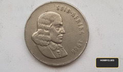 1966 South African 20 Cents Coin