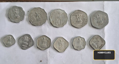old alluminium coin