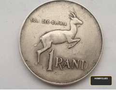 1966 South African 1 Rand Silver Coin - Image 2
