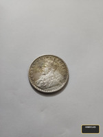 1918 One Rupee India Silver Coin - King George V - Image 2