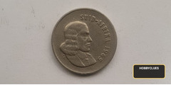 1965 South African 5 Cent Coin