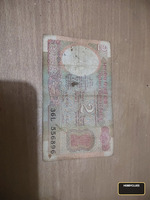 Old Indian 2 Rupees Banknote