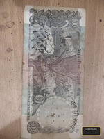 Old Indian 100 Rupees Banknote - Image 2