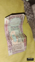 Old Indian Banknotes - 10 Rupees and 5 Rupees