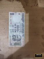 Old Indian 100 Rupees Banknote