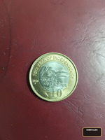 India 10 Rupees Coin - 75th Year of Independence 2023
