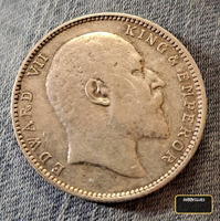1906 British India One Rupee Silver Coin - Edward VII - Image 2